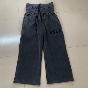 Pantalones holgados personalizados para hombre, estilo urbano, de corte recto y pierna ancha, con doble capa en la cintura, tipo bóxer, para hombre. - Product Image 1