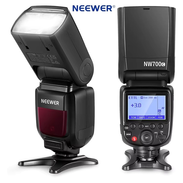 NEEWER NW700-C TTL Flash Speedlite Compatible With DSLR Cameras, 1/8000s High Speed Sync Speedlight, 1/1-1/256 Output