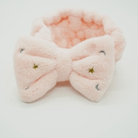 Vente directe usine – Bandeau coréen brodé de haute qualité avec nœud, accessoire de coiffure mignon et tendance pour femmes