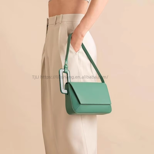 Autumn Women's High Quality Texture Small <b>Square</b> Single Shoulder Bag New Popular Underarm Satchel Geometric Design Tanjing - Product Image 4