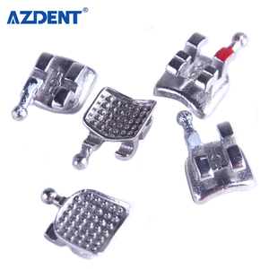 למעלה איכות פלטות שיניים אורתודונטי מיני רוט <span class=keywords><strong>018</strong></span> מונובלוק מתכת סוגר - Product Image 3