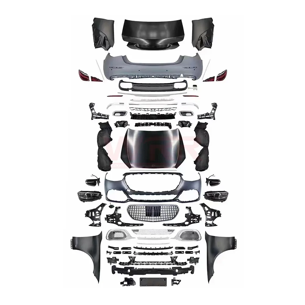 WRR W221 Update W223 Innenausstattungskit Auto-Stoßstangen für Mercedes Benz S400 S500 zur Modifikation auf May-bach S680