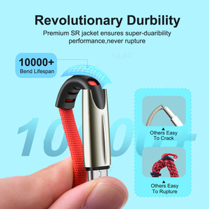 1M 2M 3M <span class=keywords><strong>Micro</strong></span> <span class=keywords><strong>USB</strong></span> Loại C <span class=keywords><strong>Cable</strong></span> 3A Hợp Kim Kẽm Sạc Nhanh Cho Xiaomi Android Điện Thoại Di Động Cáp Dữ Liệu Cho Samsung <span class=keywords><strong>Micro</strong></span> Sạc - Product Image 4