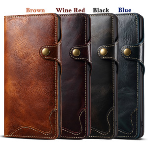 Étui de téléphone de luxe en cuir véritable pour la série S25/S24/S23/S22/S21, fait main, <span class=keywords><strong>antichoc</strong></span>, porte-cartes et support de téléphone - Product Image 5