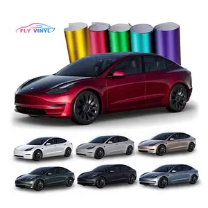 Autocollants de voiture tesla modèle 3 films pet tpu ppf peinture film de protection auto wrap couleur changeante voiture wrap vinyle