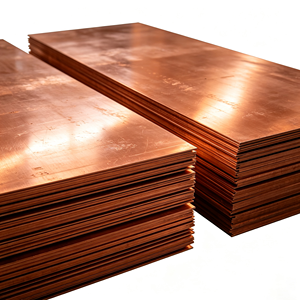Plaque de cuivre rouge pur à 99,9 % de qualité T2, laminée à froid, fabriquée en Chine, taille personnalisée pour le traitement des quincailleries par estampage - Product Image 1