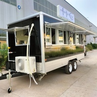Trailer Makanan Kustom Bersertifikat YLROAD dengan Dapur Komersial Lengkap untuk Bisnis BBQ dan Katering Bergerak