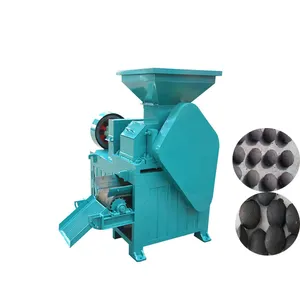 Carbon dust ball press machine / Iron oxide scale ball briquette press machine / Charcoal Briquetting plant in india