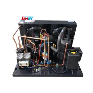 Emth unidade de condensamento comprimento médio-alta temperatura, academia série 7 hp unidade de resfriamento