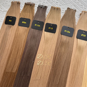 Extensioni per capelli Genius Weft invisibili sottili russi americani 2026, doppia trama, volume, capelli umani <span class=keywords><strong>a</strong></span> doppia trama - Product Image 5