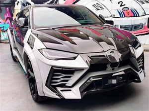 Pièces automobiles pour <span class=keywords><strong>Lamborghini</strong></span> <span class=keywords><strong>URUS</strong></span> Kit carrosserie <span class=keywords><strong>URUS</strong></span> a un capot de pare-chocs avant et arrière de style MSY mis à jour kit carrosserie en fibre de carbone forgé - Product Image 4