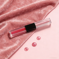 Gloss à lèvres liquide minéral mat de haute qualité, rose, logo personnalisé, marque privée, faible MOQ, imperméable, longue tenue, 5g Poids Net, 3 ans