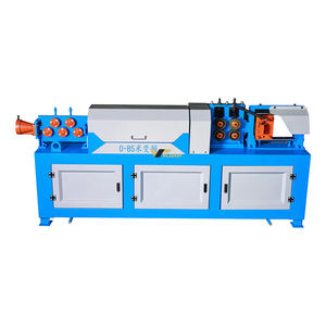 Machine de redressement et de coupe d'armatures à grande vitesse 5-14 mm, équipement de traitement des barres d'acier à commande servo - Product Image 1