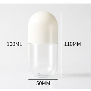 カプセル型容器100mlカスタムカラー空ペットボトルピル包装ピルボトルサプリメント用カプセルキャンディーグミ - Product Image 6