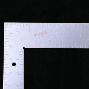 Regla Triangular de Aluminio de 5 Pulgadas, Herramienta de Dibujo Industrial de Alta Resistencia, Instrumento de Medición de Ángulo Recto de Metal - Product Image 5