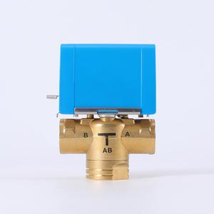 Válvula Solenoide Eléctrica Bidireccional VL2200GC-C DN20 para HVAC, Válvula de Tres Vías para Unidad Fan Coil, Venta al Por Mayor - Product Image 1