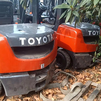 Chariot élévateur Toyota 30 d'occasion en bon état, 3 tonnes, FD30, moteur diesel, équipement de levage d'entrepôt, moteur japonais d'origine