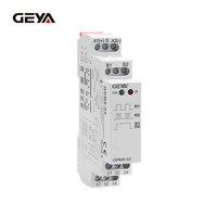 Relais à verrouillage de mémoire SPDT 16A pour montage sur rail DIN miniature GRM8-02 AC230V AC/DC12-240V