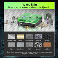 Graveur laser DAJA A8 haute précision, machine de gravure laser efficace pour le métal, le bois, l'acrylique, le verre, le cuir
