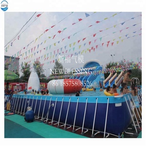 สระว่ายน้ำโครงเหล็กพีวีซีผ้าใบกันน้ำสำหรับฤดูร้อน รุ่น P-1027 จากโรงงานผลิตสระว่ายน้ำโครงเหล็กพีวีซีผ้าใบกันน้ำสำหรับฤดูร้อน - Product Image 3