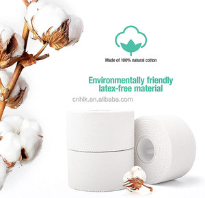 Bande adhésive sportive en coton HLK, ruban de contention rigide en tissu à l'oxyde de zinc, rouleau de ruban adhésif sportif pour la boxe, ruban à l'oxyde de zinc - Product Image 4