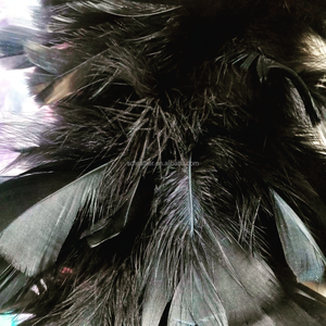 Sendy SD-1250 Guirnalda de Plumas de Pavo Teñidas de 2 Metros, Bufanda Esponjosa de Plumas, Chal de Plumas, Color Personalizado, Navidad, Carnaval - Product Image 3