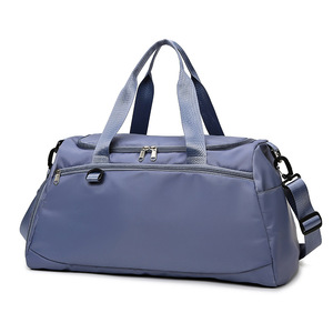 Custom logo New Large Capacity Independent <strong>Shoes</strong> <strong>Compartment</strong> Sports Gym <strong>Bag</strong> Short Business Travel Luggage <strong>Bag</strong> for Female - Product Image 4