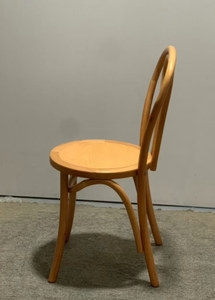 Silla de Restaurante Moderna Comercial de Madera Curvada con Asiento de Roble Macizo, Patas Cónicas y Diseño Duradero - Product Image 4