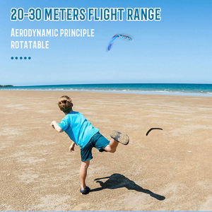 Euro-American Style V-Shape Colorful Wooden <span class=keywords><strong>Boomerang</strong></span> Juego al aire libre Dardos Juguete para atrapar y devolver - Product Image 4