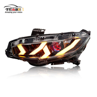 TT-ABC Nouveau phare à LED Angel Eye DRL pour Honda Civic 2016-2020, projecteur xénon, lentille de projecteur, feu de signalisation