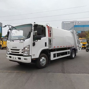 Camion Compacteur de Déchets 1SUZU KV600 9m³ à Prix Abordable - Camion de Collecte de Déchets Compressés - Product Image 2
