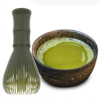 Fouet à Matcha Multicolore Réutilisable en Plastique ABS PP et Résine Chasen pour Café, Matcha Latte, Mélange Quotidien, Entretien Facile, Vente en Gros, Fournitures de Thé