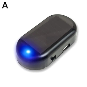 Car Security Light Solar Powered Simulated <b>Dummy</b> Alarm Wireless Anti-Theft Caution Camp Lamp LED Flashing - Product Image 4