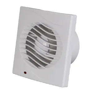 OEM/ ODM produzione di massa fabbricata in fabbrica ventilatore di scarico per la ventilazione del bagno di casa a parete quadrato piccolo da 6 pollici