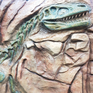 Dinding fosil tulang dinosaurus Zigong pabrikan fosil dinosaurus realistis - Product Image 3