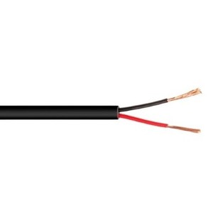 Cavo nero 2x0,5mm con conduttore RJ/NG, ideale per connessioni elettriche e trasmissione dati in sistemi industriali. - Product Image 1