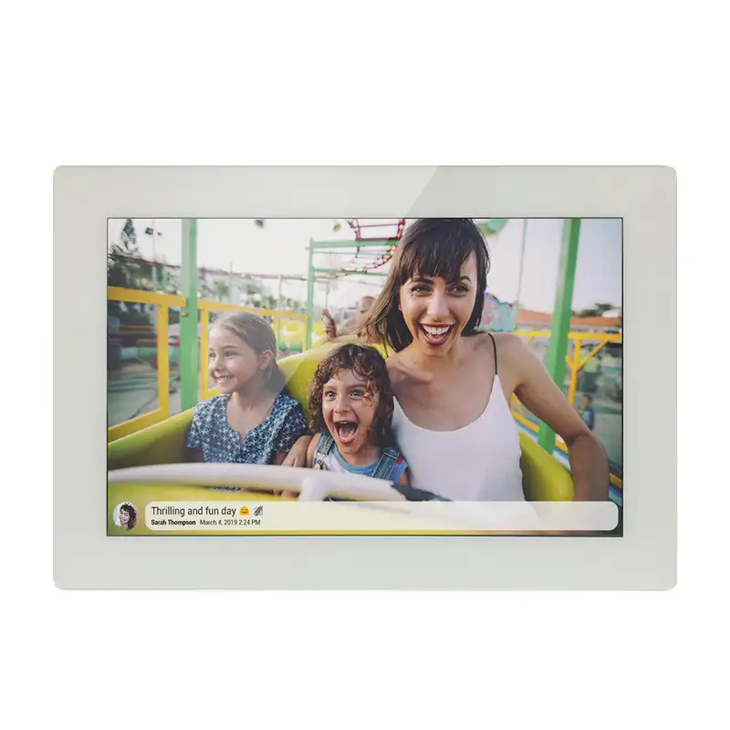 Frameo APP กรอบรูปแอนดรอยด์ Wifi 10.1นิ้ว,กรอบรูปดิจิตอล Wifi หน้าจอสัมผัส LCD วิดีโอกรอบรูปดิจิตอล