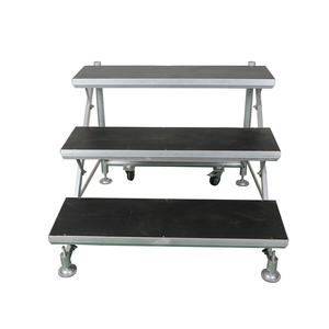 Goede Kwaliteit Evenement Mobiel Koor Podium Koorverhoger Aluminium Legering Vouwtrap - Product Image 1