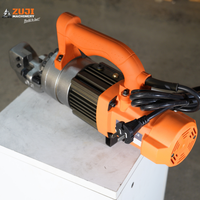 Cintreuse-coupeuse électrique automatique portative pour barres d'armature avec lame, machine de découpe hydraulique portable pour la construction ZRC-22B 220V