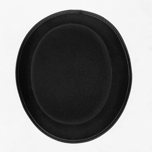 หมวกโบว์เลอร์สีดำ ขนาด 56-58 ซม. สำหรับผู้ใหญ่ ใส่ได้ทุกฤดู เหมาะสำหรับงานแต่งงาน ขี่ม้า งานเลี้ยงบัตเลอร์ งานแฟนซี - Product Image 5