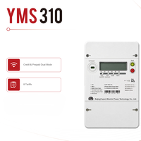 Meter Energi Prabayar Cerdas Tiga Fasa Kelas Akurasi 1.0, Arus Maksimum 100A, Layar LCD, Kredit Prabayar, Mode Ganda 8