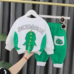 Hot Sale Kids Boy Summer Clothing Sets Children 2pcs Fall Baby Tiger Clothing