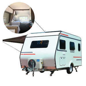 Remolque de Viaje Todoterreno con Suspensión Independiente, Caravana, Casa Rodante Móvil de Acero Inoxidable - Product Image 1