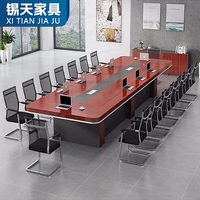 Ensemble de bureaux de conférence XTHYZ-068 Xitian en panneaux de bois pour hôtels et écoles, design moderne pliable, couleurs personnalisables, mobilier de bureau