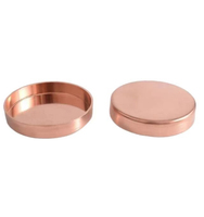 Embout en cuivre ID 5/8 CXC pour tubes et tuyaux de réfrigération HVAC, surface lisse, hauteur 25 mm