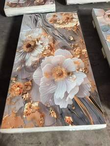 Panneau mural et plaque en marbre artificiel UV <span class=keywords><strong>de</strong></span> décoration intérieure, vente chaude, LT 1220*2440mm*5mm, <span class=keywords><strong>feuille</strong></span> <span class=keywords><strong>de</strong></span> plastique PVC haute brillance pour la maison - Product Image 3