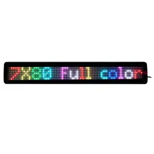 Full Color Programmable LED Display Advertising Scrolling <strong>Message</strong> 7X80pixel RGB LED Window Sign Board - Product Image 1