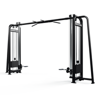 Cable de Acero Ajustable Comercial para Ejercicios de Crossfit con Tubo Ovalado y Sistema de Pesas, Equipo de Gimnasio con Logotipo y Color Personalizados