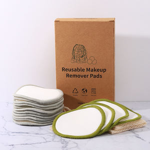 Tampons en coton de bambou réutilisables naturels haut de gamme pour dressing Tampons de toner Best-seller - Product Image 1