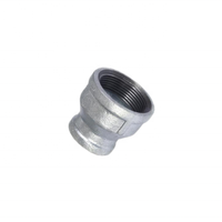 Raccords de tuyauterie galvanisés DKV 300 #   Raccords coudés 45/90 degrés 150 #   Raccord en T réducteur en fonte malléable galvanisé NPT